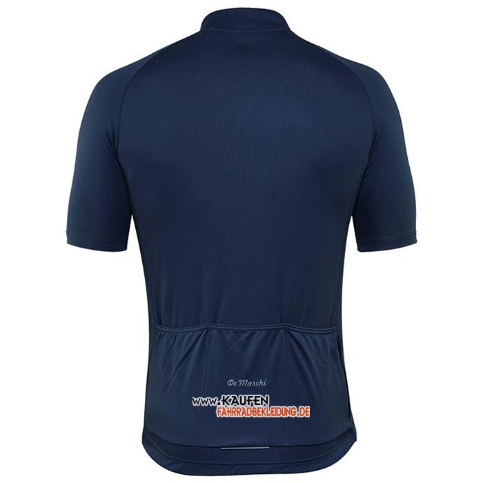 De Marchi Kurzarmtrikot 2020 und Kurze Tragerhose Tief Blau